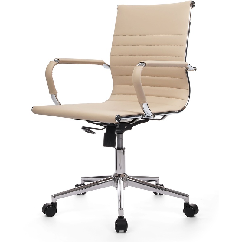 Изображение товара Кресло для руководителей RV Design Hugo бежевое (экокожа, металл)