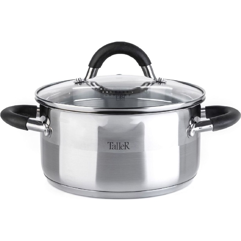 Изображение товара Кастрюля TalleR TR-17193 3.1 л из нержавеющей стали с крышкой