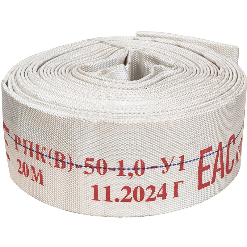 Изображение товара Пожарный напорный рукав РПК В 20 м диаметр 50 мм для тушения огня