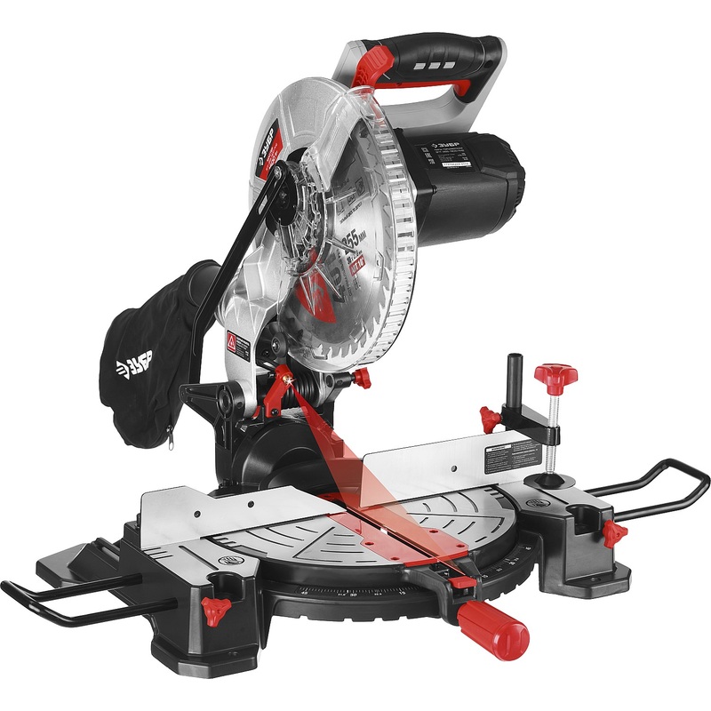 Изображение товара Пила торцовочная Зубр ЗПТ-255-1800 ЛМ2