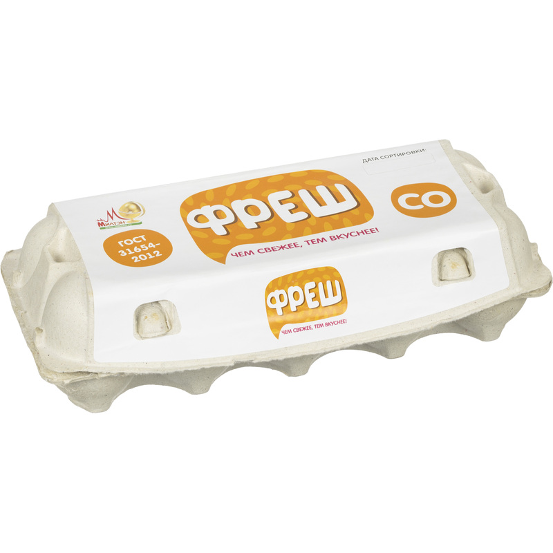 Изображение товара Яйцо куриное столовое СО (10 штук в упаковке)