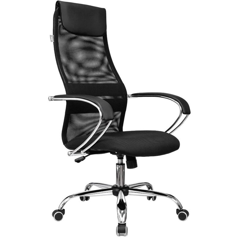 Изображение товара Кресло для руководителя Бюрократ CH-607SL черное металл ткань регулируемое