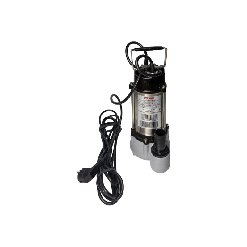 Изображение товара Фекальный насос Ресанта НФ-9000 77/5/1 для грубых загрязнений 150 л/мин 7.5 м