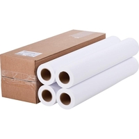 Уценка. Бумага широкоформатная Комус (ProMega engineer) 80 г/кв.м, длина  45 м,  ширина 610 мм, диаметр втулки 50.8 мм, 4 рулона в упаковке