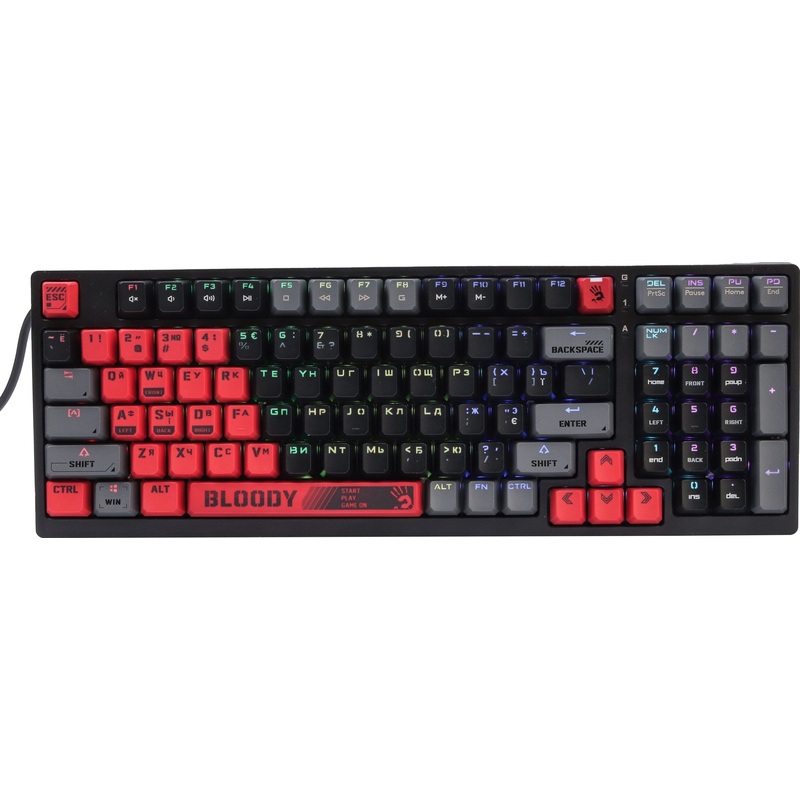 Изображение товара Механическая клавиатура A4Tech Bloody S98 Sports RGB Red Plus