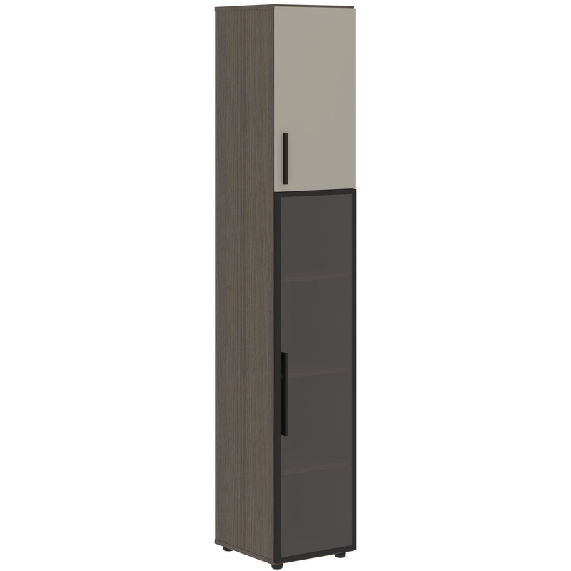 Изображение товара Шкаф для документов аметист/дуб сильвер 400x430x2253 мм Velion VHCS 40.2