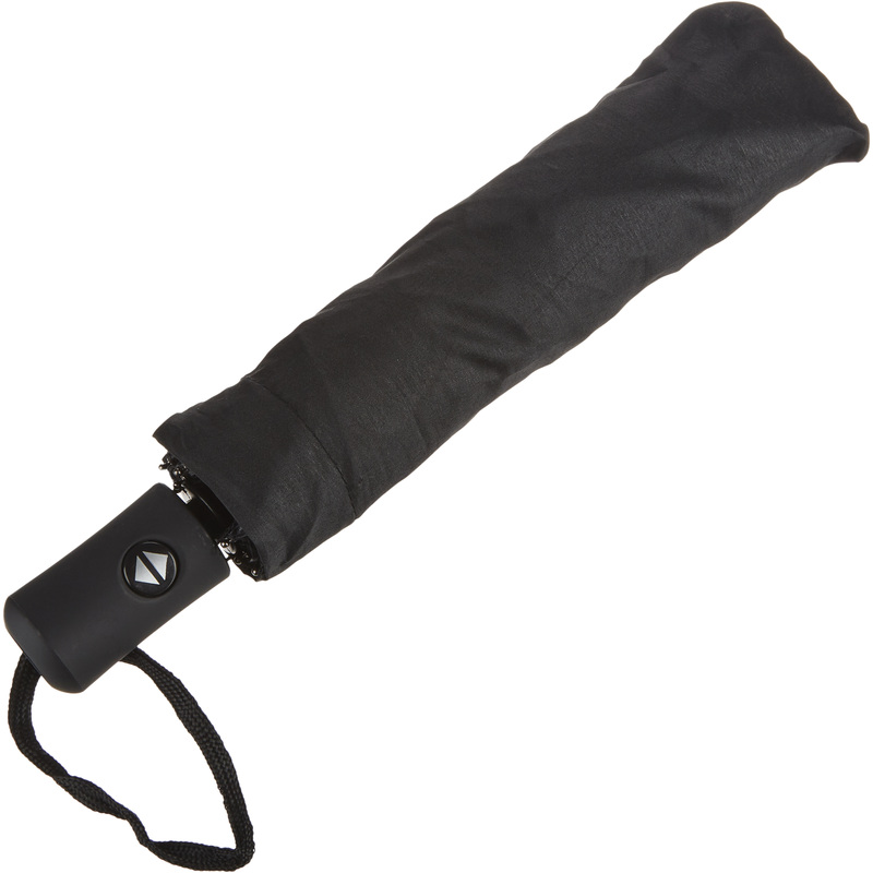 Изображение товара Автоматический складной зонт черный с 8 спицами