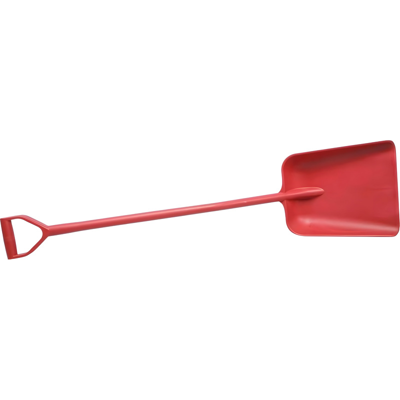Изображение товара Лопата FBK цельнолитая 330x380 мм полипропилен красная