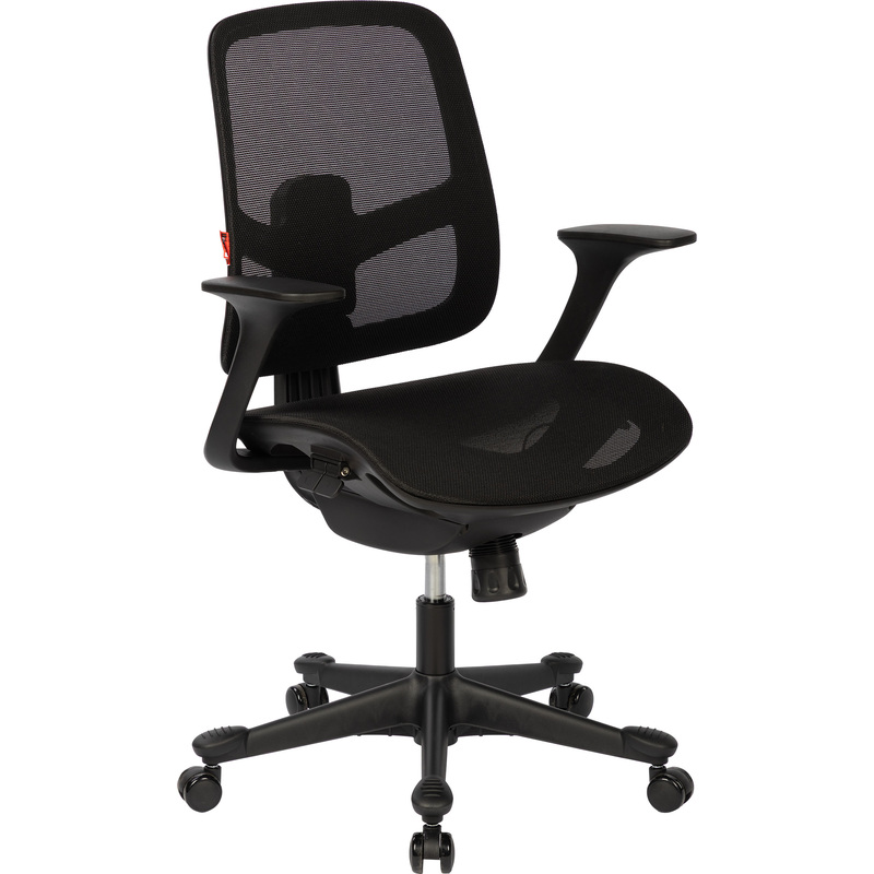 Изображение товара Кресло для руководителя Easy Chair 600 MC черное сетка пластик регулировка высоты