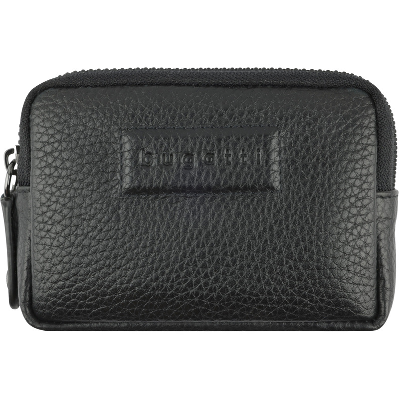 Изображение товара Ключница Bugatti Elsa из натуральной кожи и полиэстера черная RFID защита