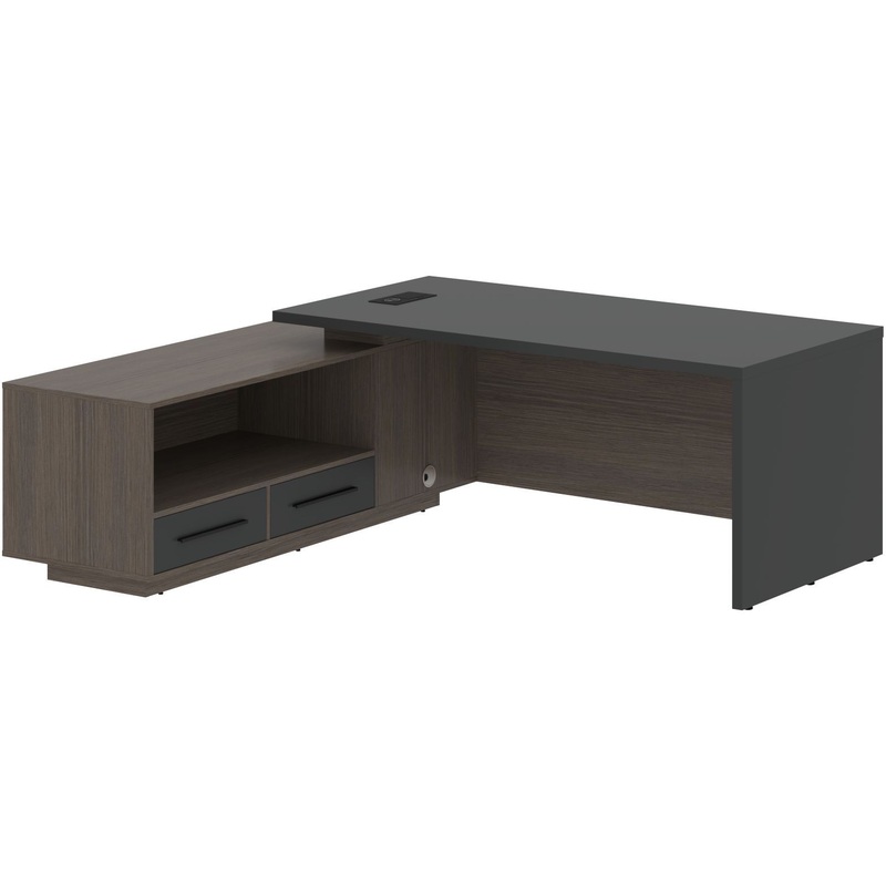 Изображение товара Стол руководителя с тумбой Velion VCT 2119 из МДФ и ЛДСП