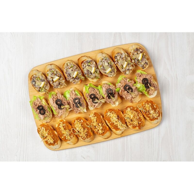 Изображение товара Фуршетный сет брускетт Предвкушение для 5-10 персон 21 закуска