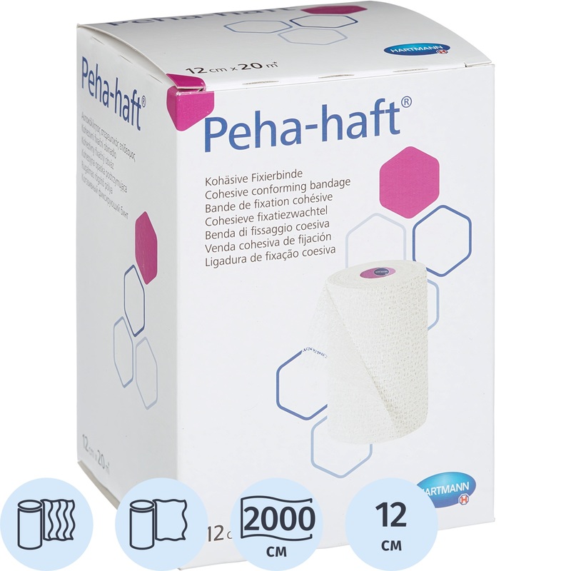 Изображение товара Бинт самофиксирующийся Peha-haft эластичный без латекса 20 м x 12 см