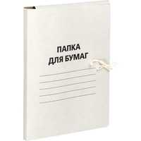 Папка с завязками Выбор есть (Attache Economy) (190-210 г/кв.м,  немелованная, 100 штук в упаковке)