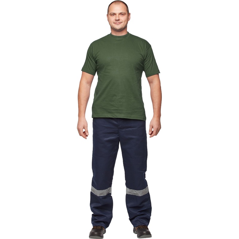 Изображение товара Футболка темно-зеленая короткий рукав для повседневного использования