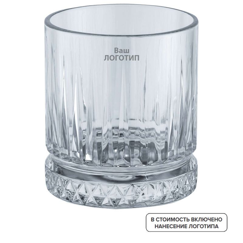 Изображение товара Стеклянный стакан Elision 210 мл с индивидуальной гравировкой для корпоративных подарков