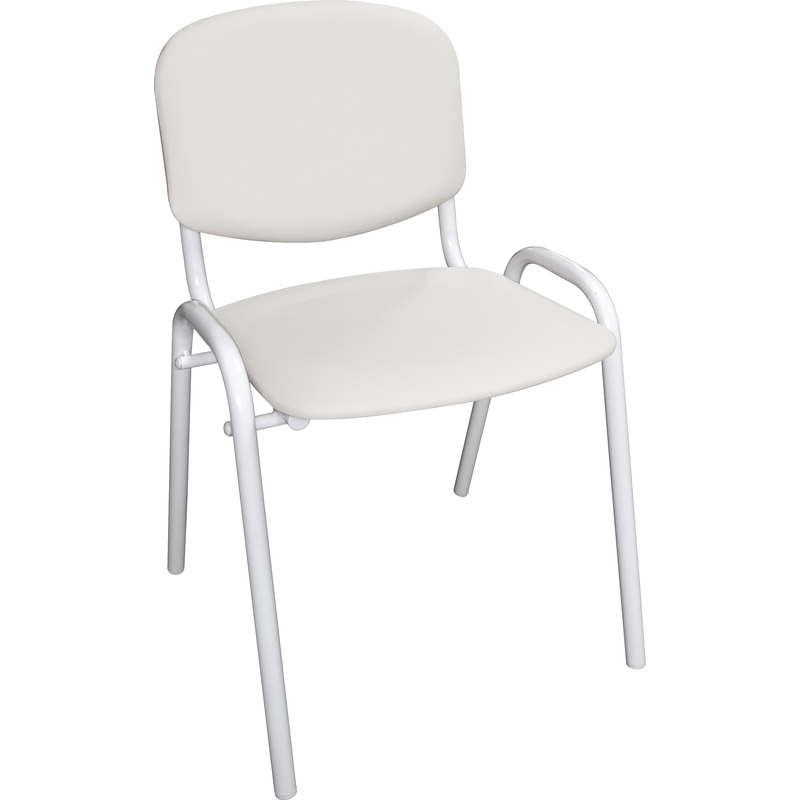 Изображение товара Медицинский стул М36 белый искусственная кожа Россия