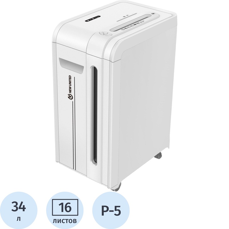 Изображение товара Уничтожитель документов NEW UNITED Etalon ET-18M Force уровень секретности 5 корзина 34 л