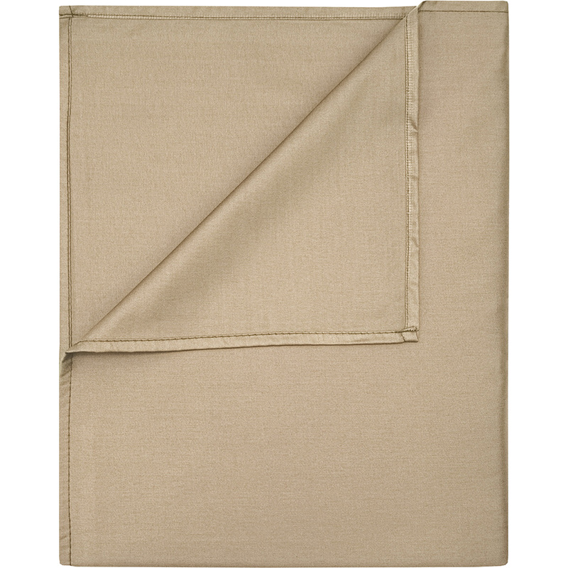 Изображение товара Простыня Monocolor сатин 180x220 см какао для спальни Россия