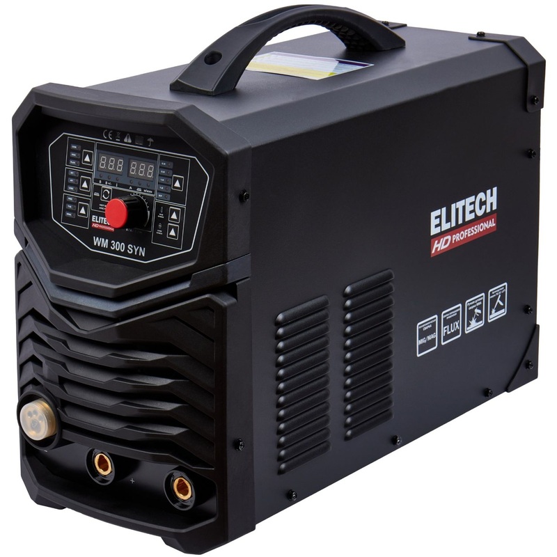 Изображение товара Многофункциональный сварочный инвертор Elitech HD WM 300 SYN 3 фазы 8,9 кВт