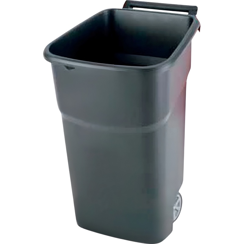 Изображение товара Контейнер-бак мусорный Vileda Professional Атлас 100 л на колёсах пластик чёрный (90x59x44 см)