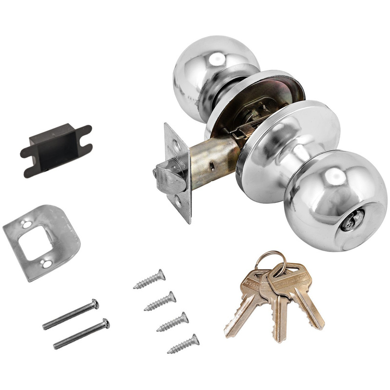 Изображение товара Защелка кноб Стандарт 607 ET CP хромированная для межкомнатных дверей