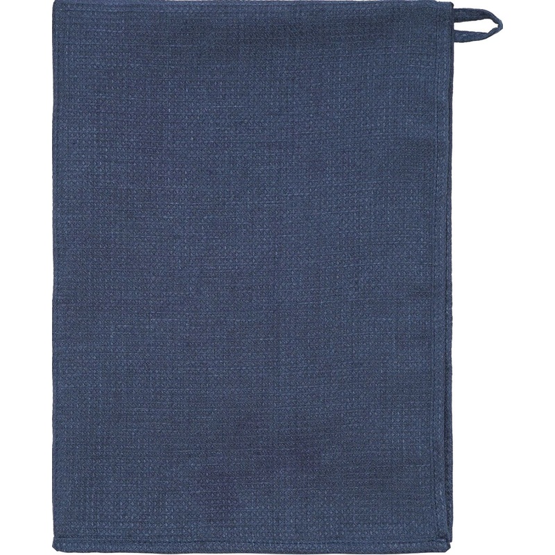 Изображение товара Полотенце вафельное Essential 50х70 см 2 шт темно-синие