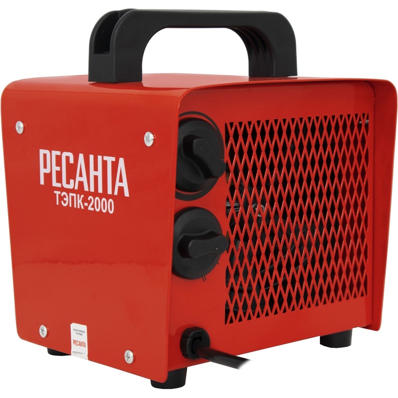 Изображение товара Пушка тепловая Ресанта ТЭПК-2000 2 кВт с термостатом Изображение товара Пушка тепловая Ресанта ТЭПК-2000 2 кВт с термостатом