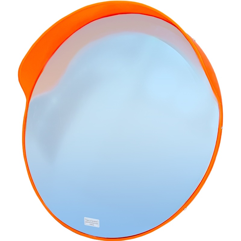 Изображение товара Дорожное сферическое уличное зеркало Turbosky 600 мм с козырьком