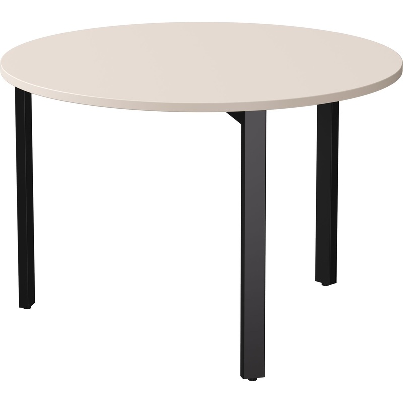 Изображение товара Стол для переговоров EVO 254S022GU9005 круглый кашемир/чёрный
