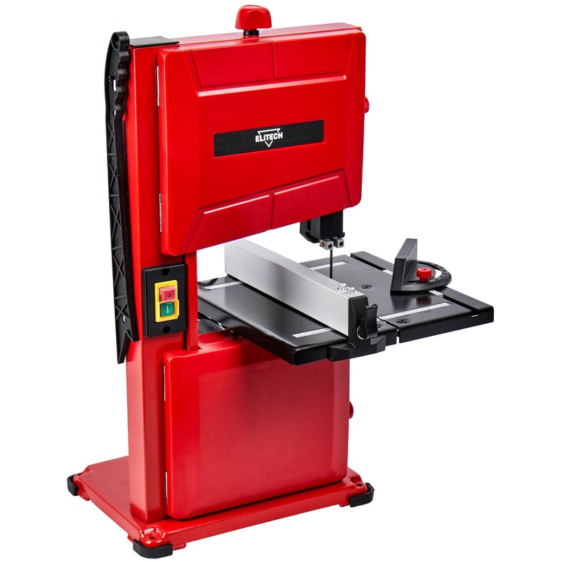 Изображение товара Ленточная пила Elitech ДМ СПЛ 040 400Вт распиловка дерева и материалов