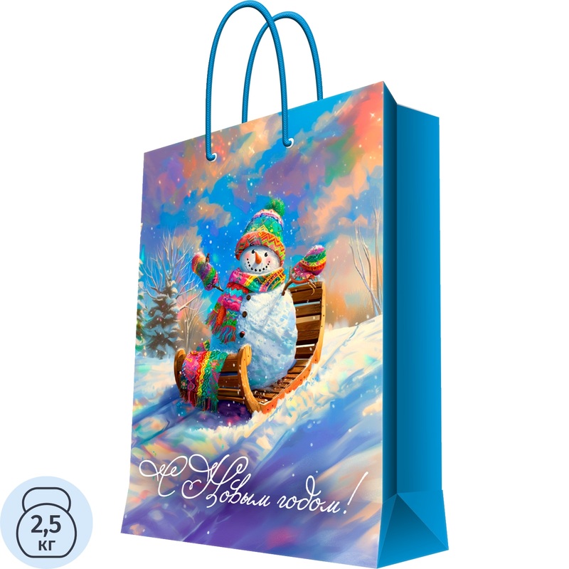 Изображение товара Подарочный ламинированный пакет Magic Pack 32.4х26х12.7 см с ручками