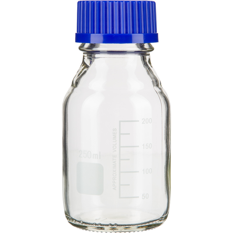 Изображение товара Банка с винтовой крышкой 250 мл светлое стекло для лабораторий