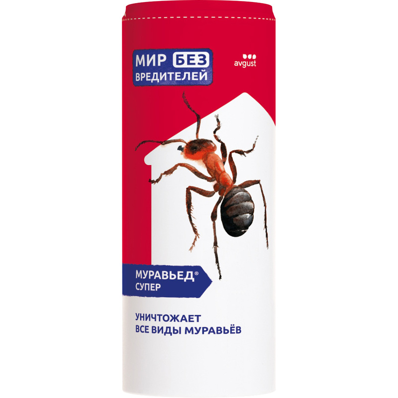Изображение товара Инсектицидное средство от муравьев Avgust Муравьед Супер 240 г - быстрое уничтожение колоний