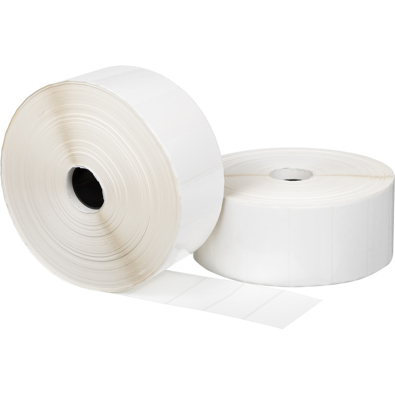 Изображение товара Уцененные термотрансферные этикетки 40х80 мм полипропиленовые глянцевые