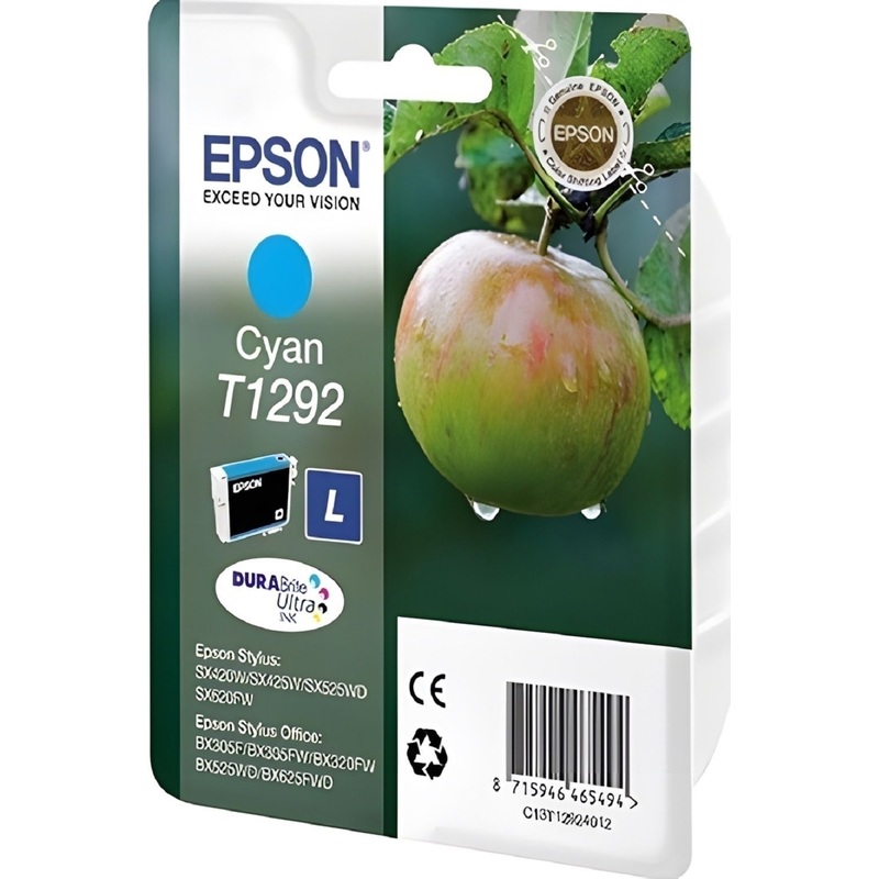 Изображение товара Картридж струйный Epson C13T12924012 голубой оригинальный