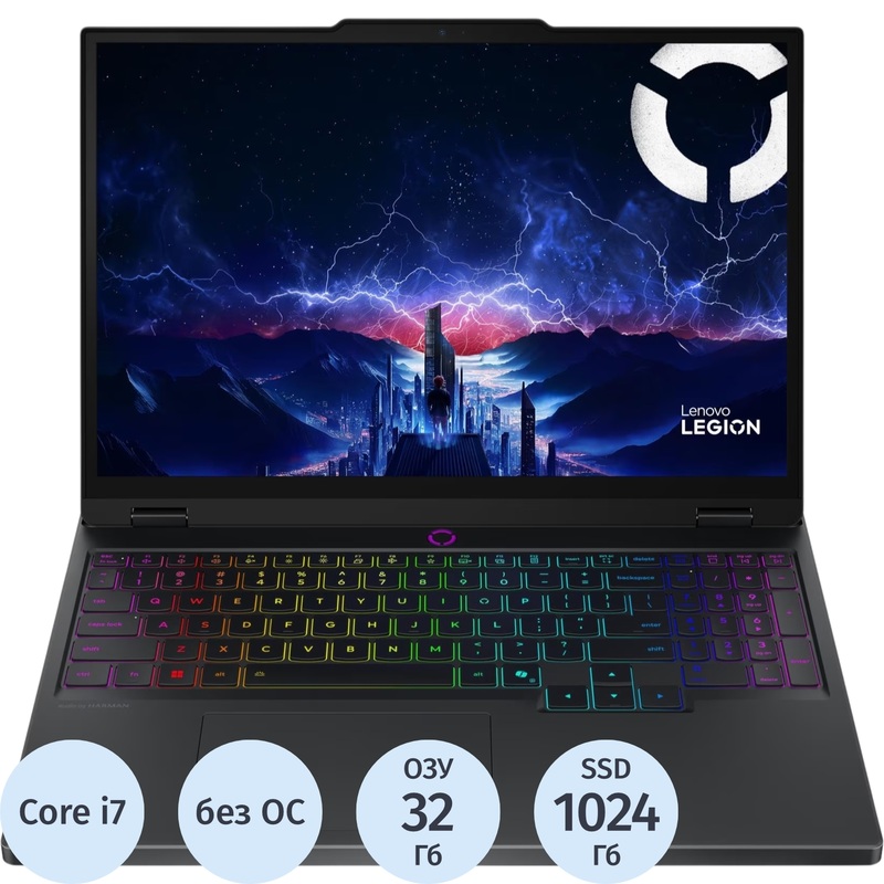 Изображение товара Ноутбук игровой Lenovo Legion 5 15IRX10 15.1" чёрный Intel Core i7 13650HX/32 ГБ/SSD 1024 ГБ/NVIDIA GeForce RTX 5070 (83LY000YRK) Изображение товара Ноутбук игровой Lenovo Legion 5 15IRX10 15.1" чёрный Intel Core i7 13650HX/32 ГБ/SSD 1024 ГБ/NVIDIA GeForce RTX 5070 (83LY000YRK)