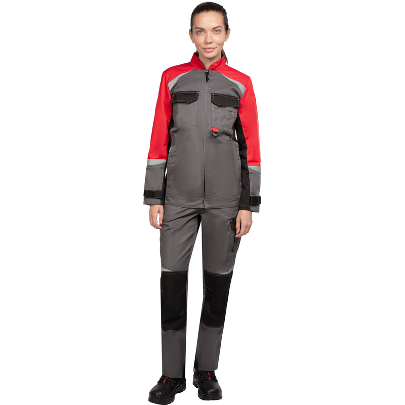 Изображение товара Женская рабочая летняя куртка Грегаль л23 с светоотражающими элементами и защитными свойствами