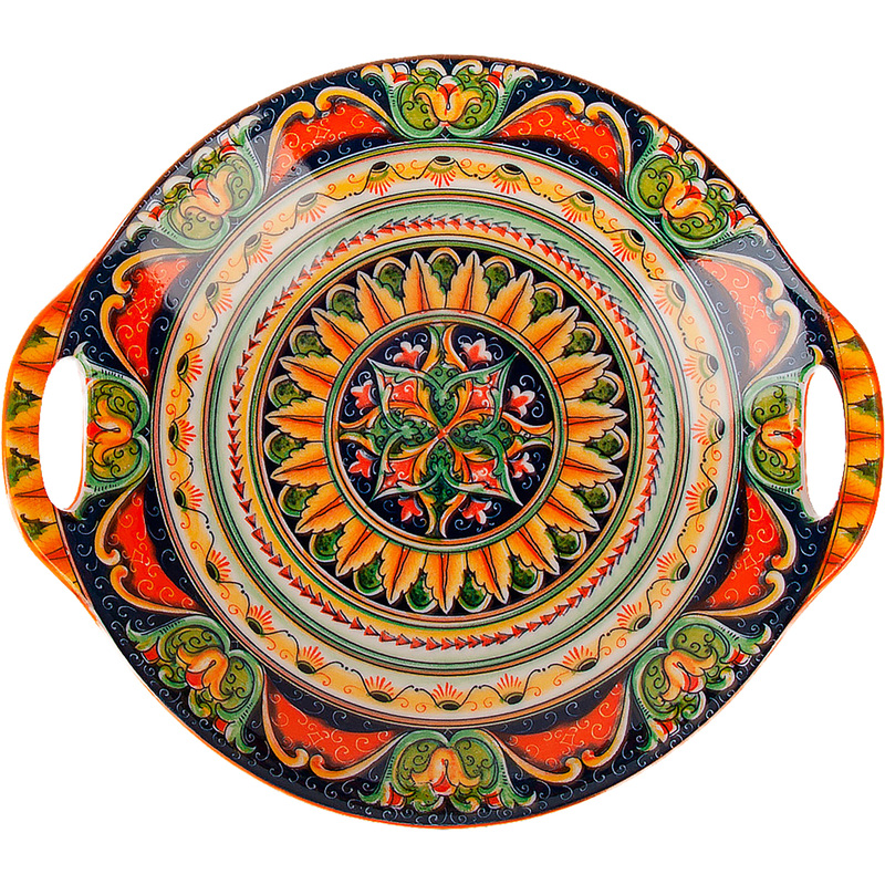 Изображение товара Блюдо для подачи фарфоровое Nouvelle Home Arabesque 22.5х20 см (2 штуки в упаковке)