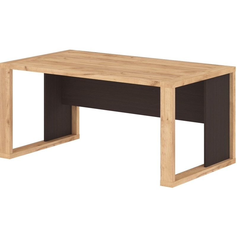 Изображение товара Стол руководителя письменный Alto AST 169 дуб бофорд/венге магия