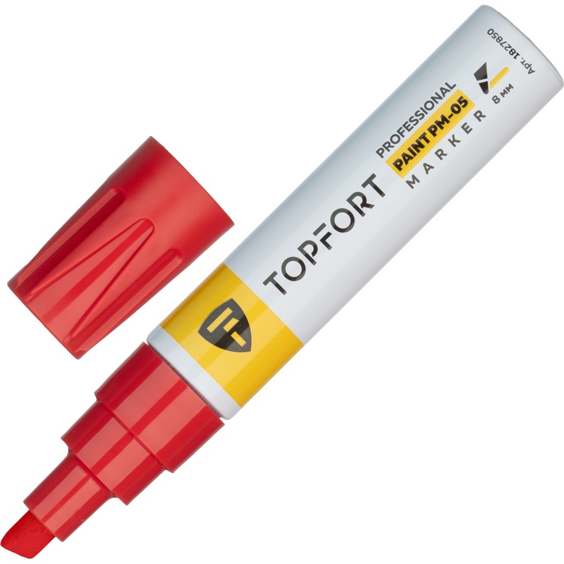 Изображение товара Промышленный лаковый маркер TOPFORT ZP2502 красный 6-8 мм