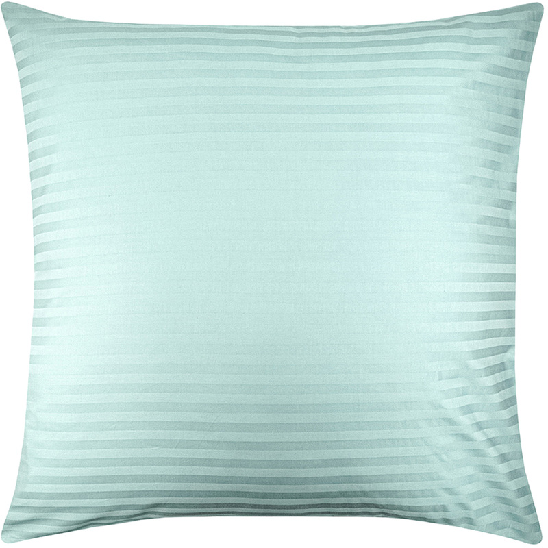 Изображение товара Наволочка Monocolor 70x70 см страйп-сатин 140 г/кв.м мятная (2 штуки в упаковке)