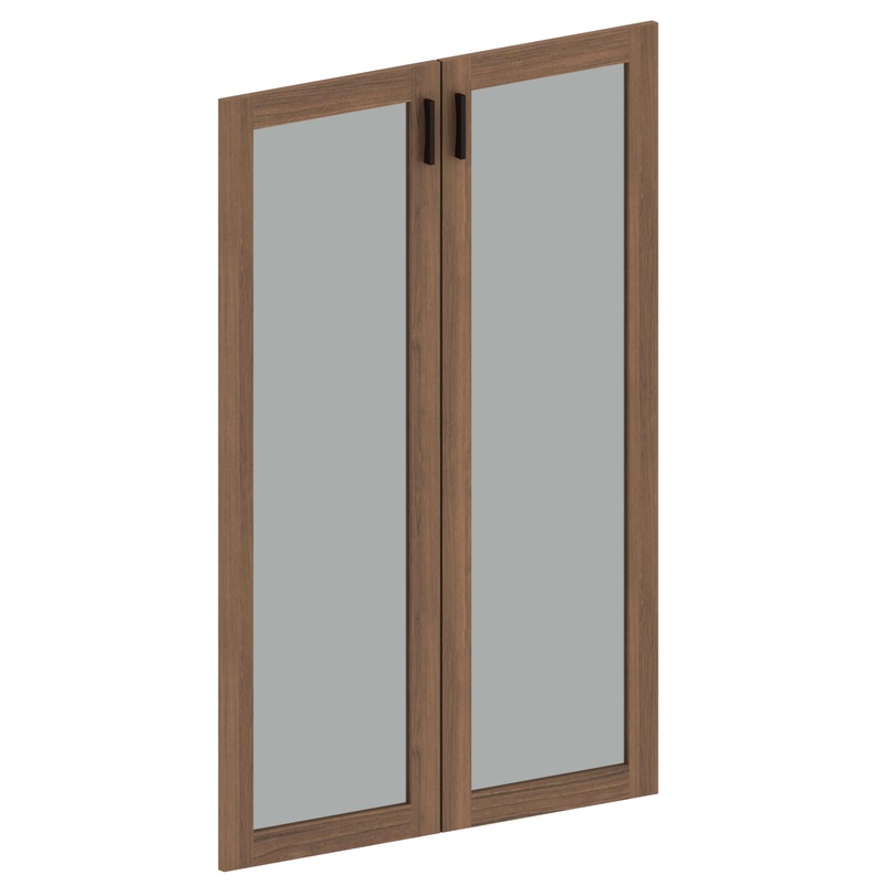 Изображение товара Двери средние OnTop Ot-08.2 рэд фокс ЛДСП стекло 900х18х1370 мм