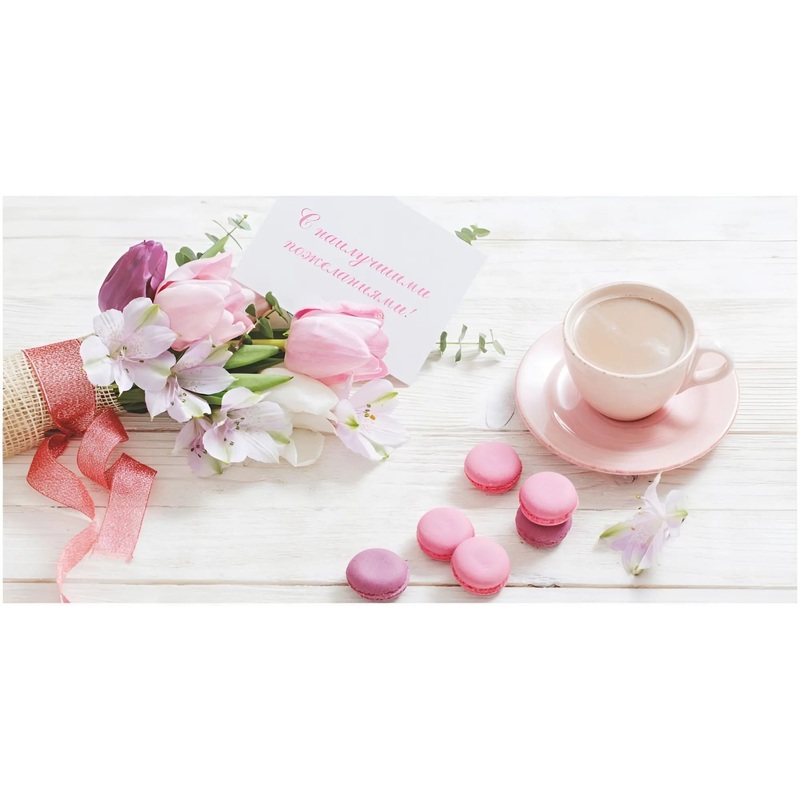 Изображение товара Подарочный конверт для денег с лакировкой и рисунком 85x165 мм, 10 шт