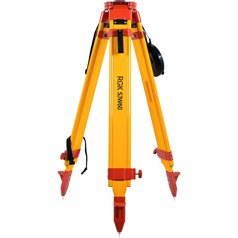 Изображение товара Штатив геодезический RGK SJW60 усиленный 170 см для тахеометров и нивелиров