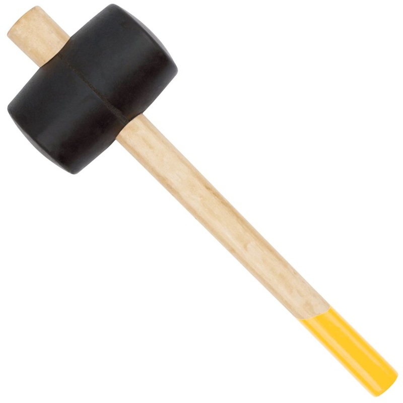 Изображение товара Киянка резиновая Бибер Стандарт 85391 чёрная 250 г (тов-080758)