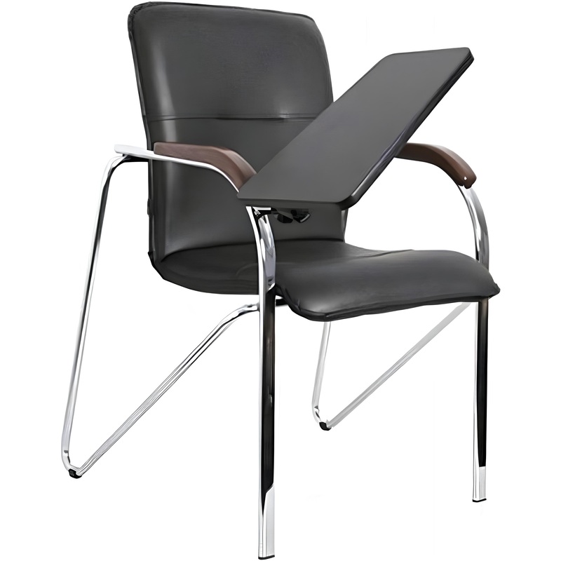 Изображение товара Конференц-кресло Samba ST Chrome черный орех искусственная кожа металл хромированный комфортное офи