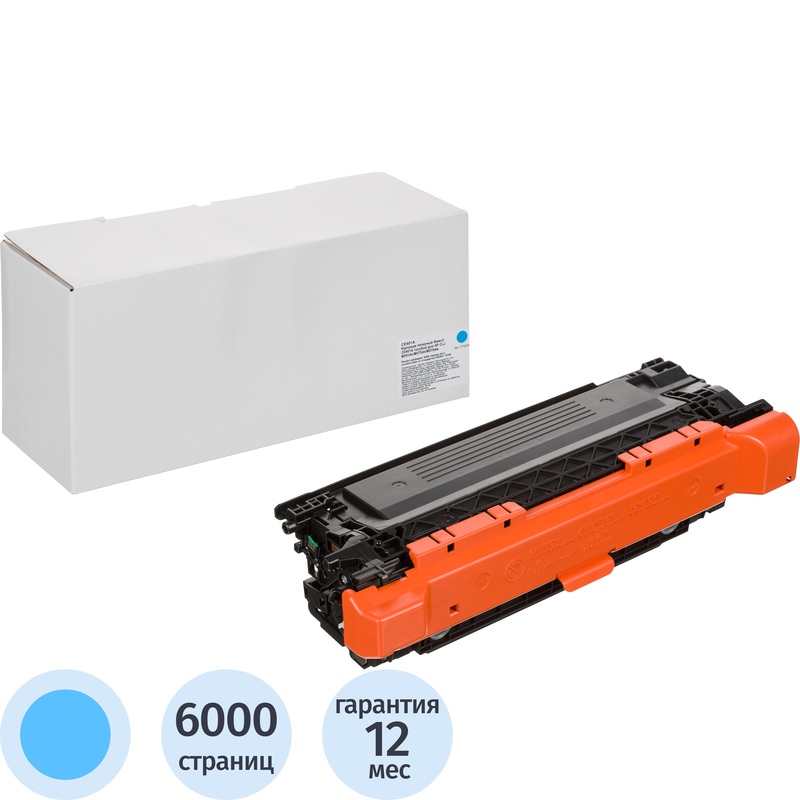Изображение товара Картридж лазерный Retech 507A CE401A для HP голубой совместимый 6000 страниц