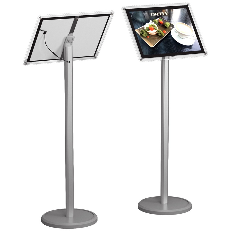 Изображение товара Стойка световая Attache (Attache Selection) А3 односторонняя напольная акриловая рама (375x500 мм)