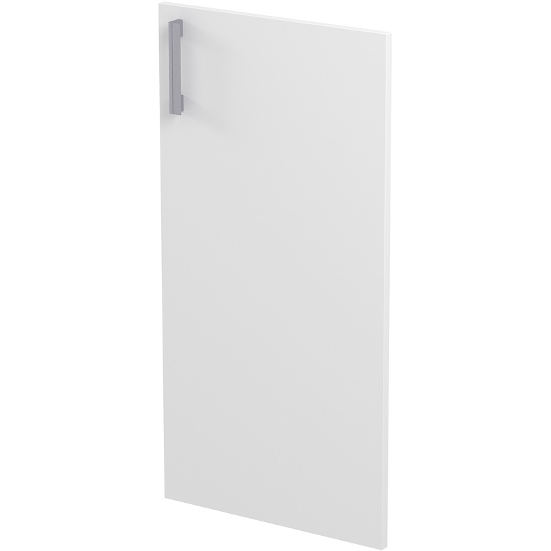 Изображение товара Дверь низкая 2Ф.007 ЛДСП белая 768х390 мм для мебели